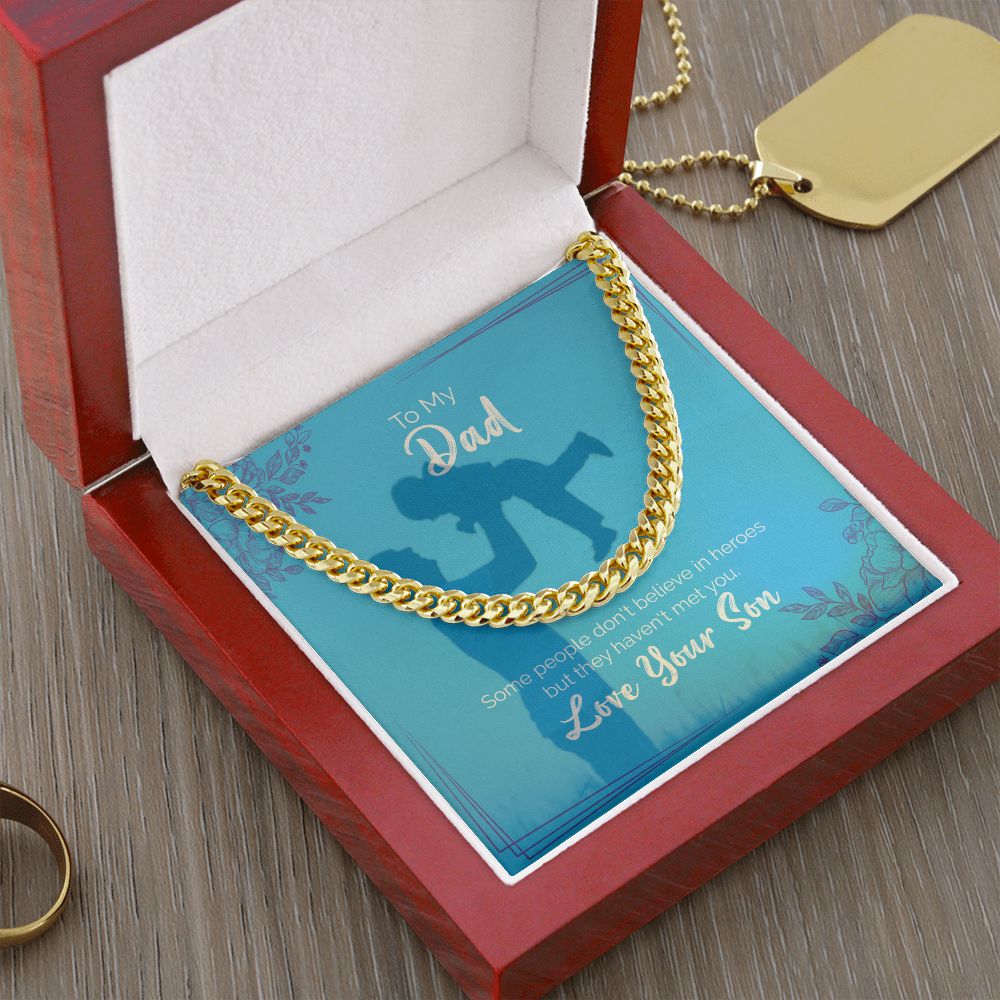 To My Dad | Love Your Son | Cuban Link Chain