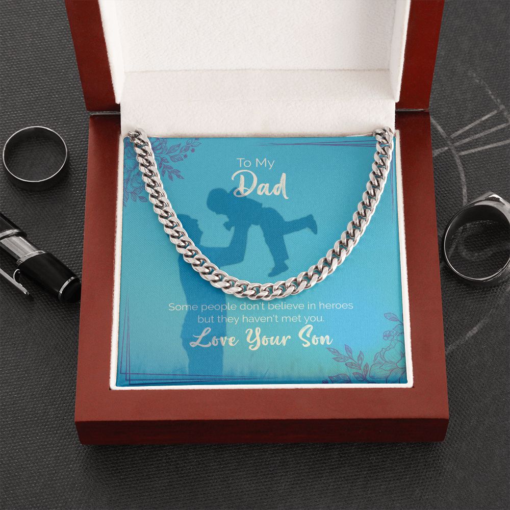 To My Dad | Love Your Son | Cuban Link Chain