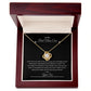 To The Best Mom Ever | Thank You | Love Knot Necklace