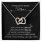 I'll Treasure Your Memory Mom | I Will Forever & Always Love You Mom |  Interlocking Hearts