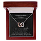 I'll Treasure Your Memory Mom | I Will Forever & Always Love You Mom |  Interlocking Hearts