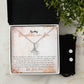 To My Daughter-In-Law | We Love You | Alluring Beauty Necklace and Cubic Zirconia Earring Set