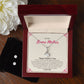 To My Bonus Mother | Happy Mother's Day I Love You | Alluring Beauty Necklace and Cubic Zirconia Earring Set