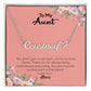 To My Aunt | Love Your Niece | Name Necklace + Heart