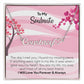 To My Soulmate | I Will Love You Forever & Always | Name Necklace + Heart