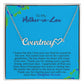 To My Mother-In-Law | Love Your Daughter-In-Law | Name Necklace + Heart