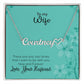 To My Wife | Love Your Husband | Name Necklace + Heart