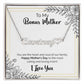To My Bonus Mother | Happy Mother's Day | Name Necklace + Heart