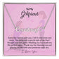 To My Girlfriend | I Love You | Name Necklace + Heart