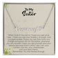 To My Sister | Remember You Are Always Enough | Name Necklace + Heart