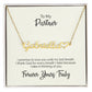 To My Partner | Forever Yours Truly | Name Necklace + Heart