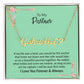 To My Partner | I Love You Forever & Always | Name Necklace + Heart