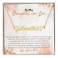 To My Daughter-In-Law | We Love You | Name Necklace + Heart