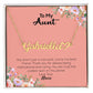 To My Aunt | Love Your Niece | Name Necklace + Heart