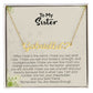 To My Sister | Remember You Are Always Enough | Name Necklace + Heart