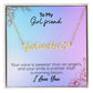 To My Girlfriend | I Love You | Name Necklace + Heart