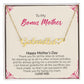 To My Bonus Mother | Happy Mother's Day I Love You | Name Necklace + Heart