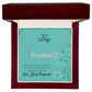 To My Wife | Love Your Husband | Name Necklace + Heart