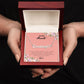 To My Aunt | Love Your Niece | Name Necklace + Heart