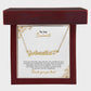 To My Soulmate | Thank You For That | Name Necklace + Heart