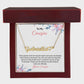To My Cousin | Love Always Your Cousin | Name Necklace + Heart