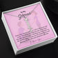 To My Girlfriend | I Love You | Vertical Name Necklace