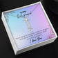 To My Girlfriend | I Love You | Vertical Name Necklace