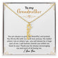 To My Grandmother | I Love You | Vertical Name Necklace