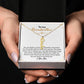 To My Grandmother | I Love You | Vertical Name Necklace
