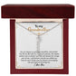 To My Grandmother | I Love You | Vertical Name Necklace