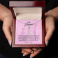 To My Girlfriend | I Love You | Vertical Name Necklace