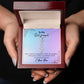 To My Girlfriend | I Love You | Vertical Name Necklace