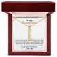To My Grandmother | I Love You | Vertical Name Necklace