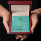 To My Wife | Love Your Husband | Vertical Name Necklace