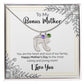 To My Bonus Mother | Happy Mother's Day | Custom Baby Feet Necklace with Birthstone