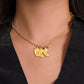 To My Grandmother | You Are My Hero | Custom Baby Feet Necklace with Birthstone