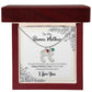To My Bonus Mother | Happy Mother's Day | Custom Baby Feet Necklace with Birthstone