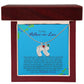 To My Mother-In-Law | Love Your Daughter-In-Law | Custom Baby Feet Necklace with Birthstone