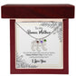 To My Bonus Mother | Happy Mother's Day | Custom Baby Feet Necklace with Birthstone