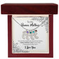 To My Bonus Mother | Happy Mother's Day | Custom Baby Feet Necklace with Birthstone