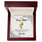 To My Bonus Mother | Happy Mother's Day | Custom Baby Feet Necklace with Birthstone