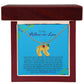 To My Mother-In-Law | Love Your Daughter-In-Law | Custom Baby Feet Necklace with Birthstone
