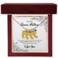 To My Bonus Mother | Happy Mother's Day | Custom Baby Feet Necklace with Birthstone