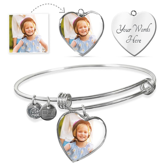 Customized Heart Bracelet