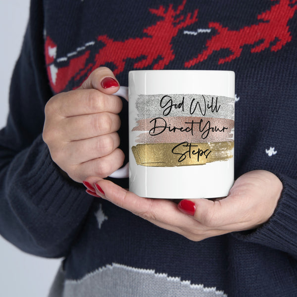 God Will Direct Your Steps Mug