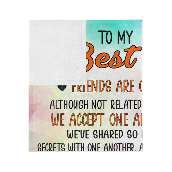 To My Best Friend Blanket