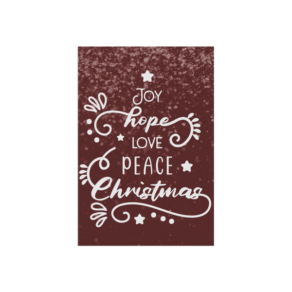 Joy, Hope, Love, And Peace Christmas Banner