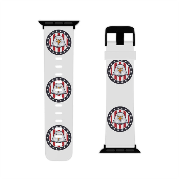 Eagle w/ USA Flag Watch Band for Apple Watch