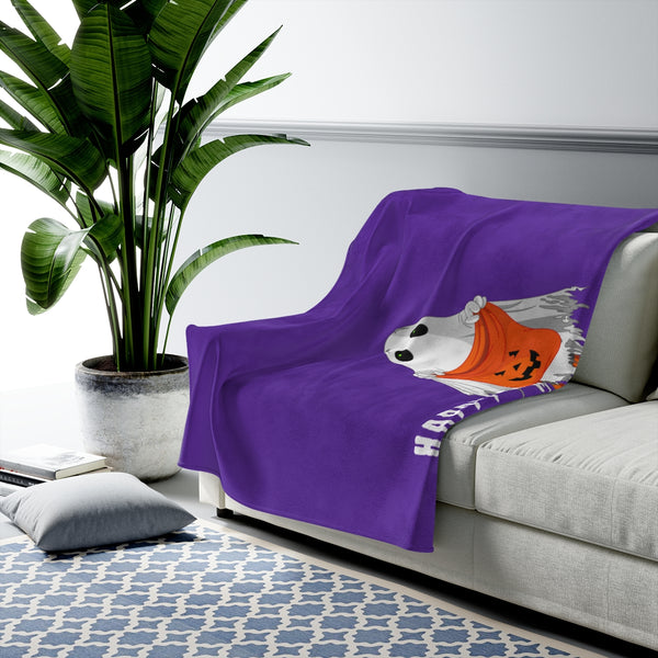 Happy Halloween Trick or Treat Blanket