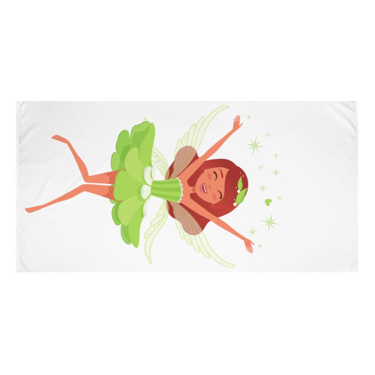 Green Fairy Beach Towel